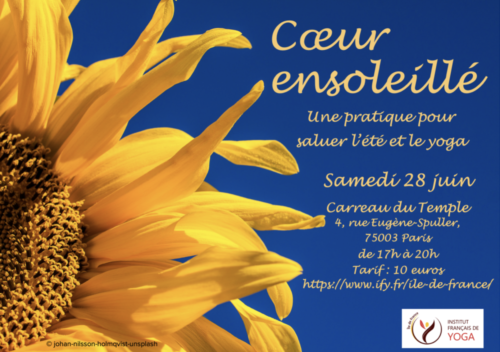 IFY - Coeur ensoleillé : une pratique ouverte à tous pour saluer l’été et le yoga avec l’IFY-IDF