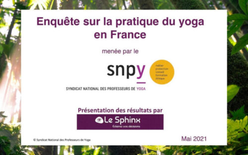 IFY - Résultats de l’enquête sur la pratique du yoga en France
