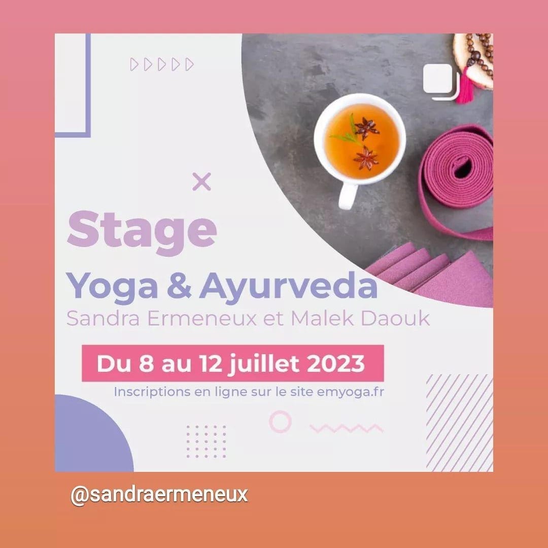 IFY - Stage yoga et ayurveda: il reste des places!