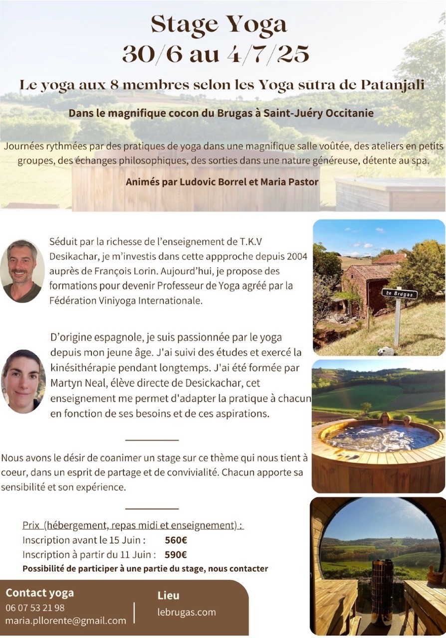 IFY - Stage de yoga du 30 juin au 4 juillet 2025
