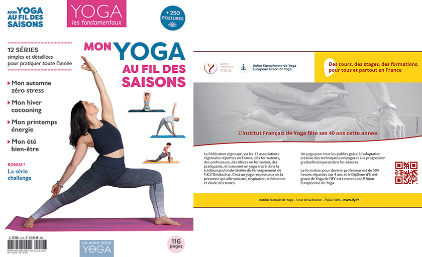 IFY - L’IFY fait sa pub dans le Hors-série d’automne d’Esprit Yoga.