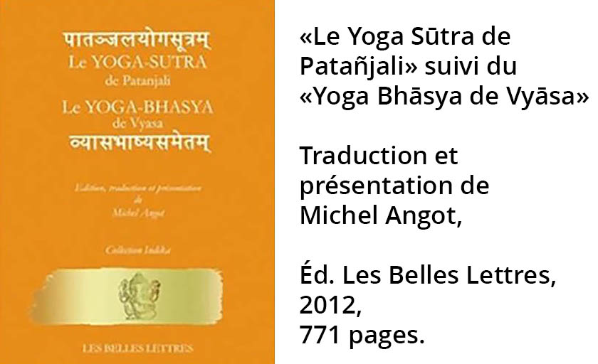IFY - « Le Yoga-Sūtra de Patañjali suivi du Yoga-Bhāṣya de Vyāsa »