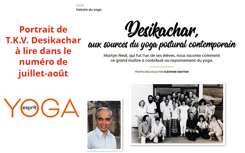 IFY - Portrait de T.K.V. Desikachar dans Esprit Yoga Magazine